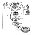 Craftsman 143105050 rewind starter no. 27937 diagram