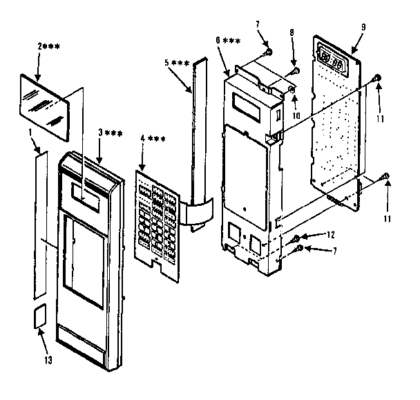 Control panel parts