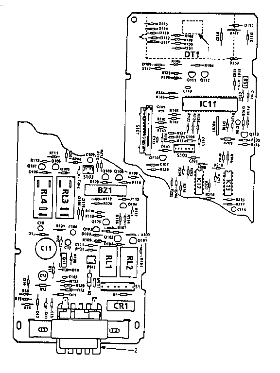 Power and control circuit board (part no. 14171)