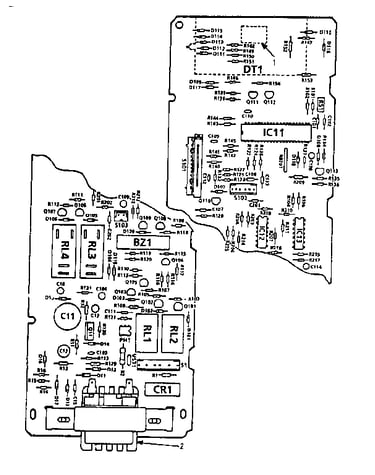 Power and control circuit board (part no. 14171)