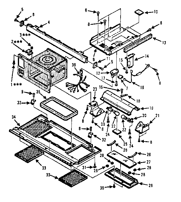 GRILL AND DUCT PARTS-A