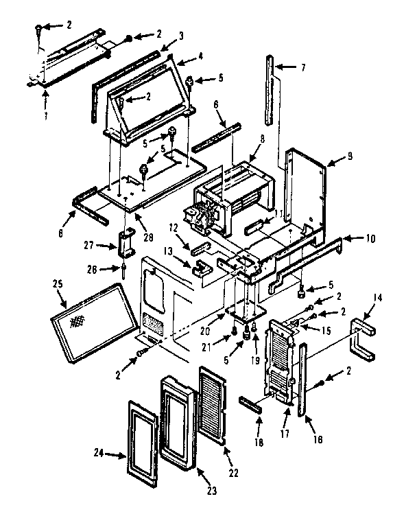 GRILL AND DUCT PARTS-B