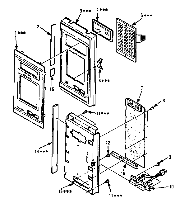 Control panel parts