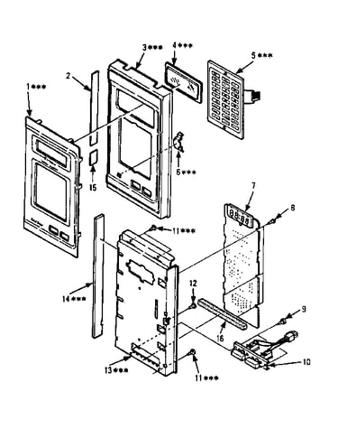 Control panel parts