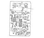 Kenmore 5648775380 power and control circuit board (part no. 14171) diagram