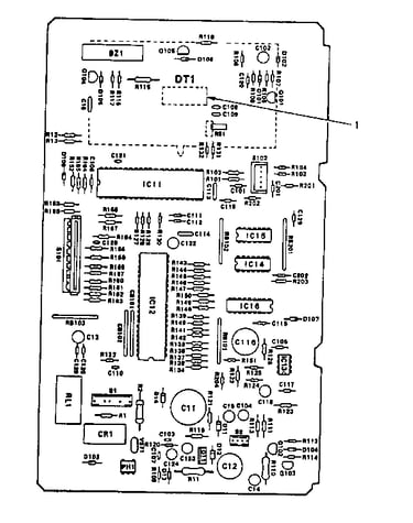 Power and control circuit board (part no. 14171)