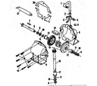 Craftsman 1318151 gear case assembly (no. 54635) diagram