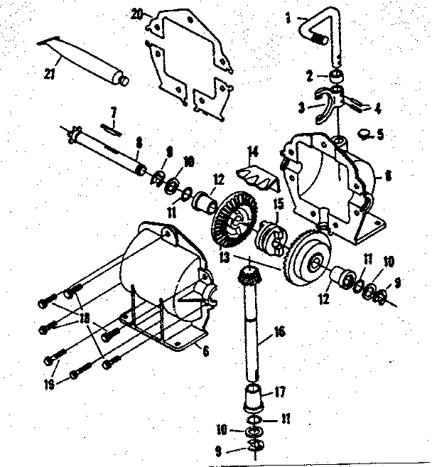 Gear case assembly (no. 54635)