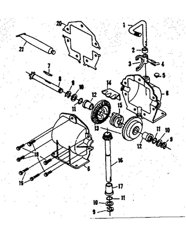 Gear case assembly (no. 54635)