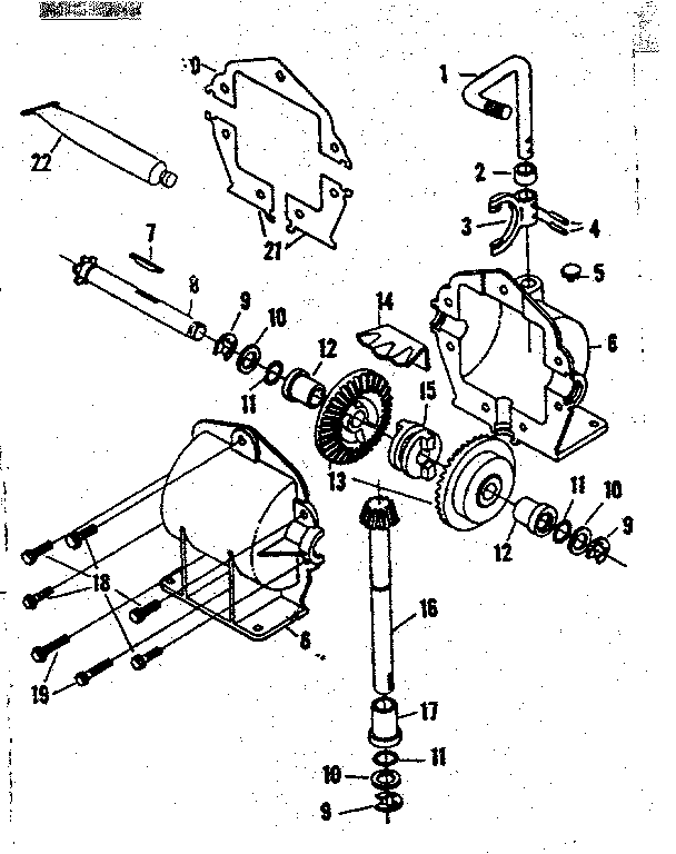Gear case assembly