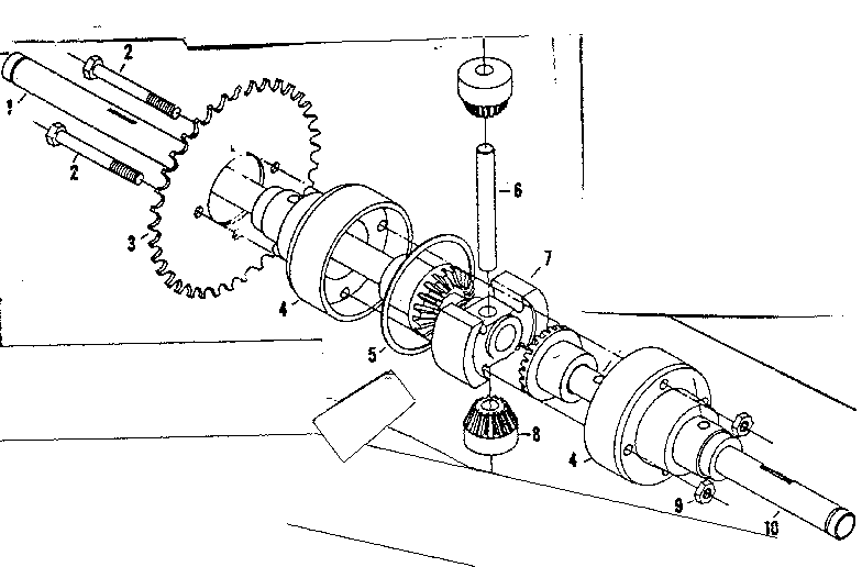 DIFFERENTIAL & AXLE ASSEMBLY NO. 53585