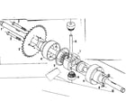 Craftsman 1318200 differential & axle assembly no. 53585 diagram