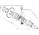 Craftsman 1318200 differential & axle assembly no. 55700 diagram
