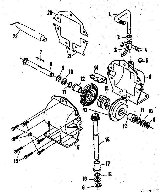 Gear case assembly