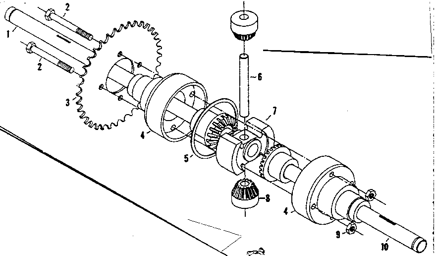 Differential & axle assembly no. 55700