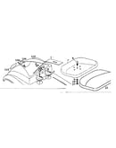 Seat and top half of body