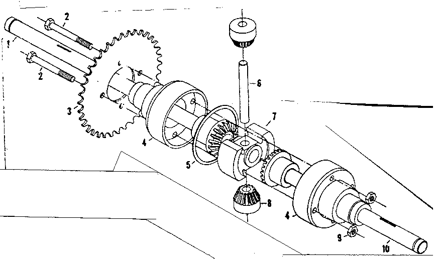 DIFFERENTIAL & AXLE ASSEMBLY NO. 55065