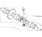 Craftsman 1318221 differential & axle assembly no. 55065 diagram