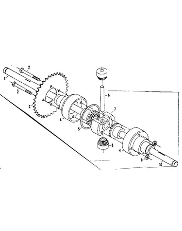 Differential & axle assembly no. 55700