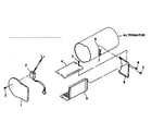 Craftsman 580328241 sheet metal & voltage regulator diagram