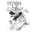 Craftsman 91760644 steering assembly diagram