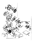 Cylinder /crankshaft and rewind starter