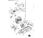 Craftsman 91762812 engine/chain and guide bar diagram