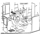 Kenmore 86766152 furnace assembly diagram