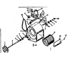Kenmore 86766351 h-q blower assembly diagram