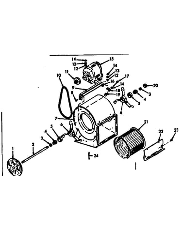 H-q blower assembly
