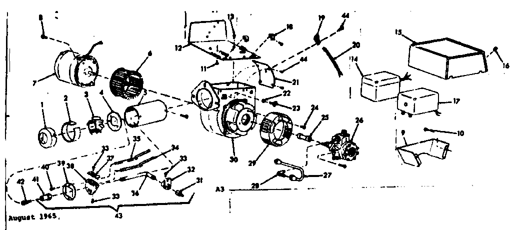 Oil burner assembly
