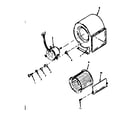 Kenmore 8676661 h-q blower assembly diagram