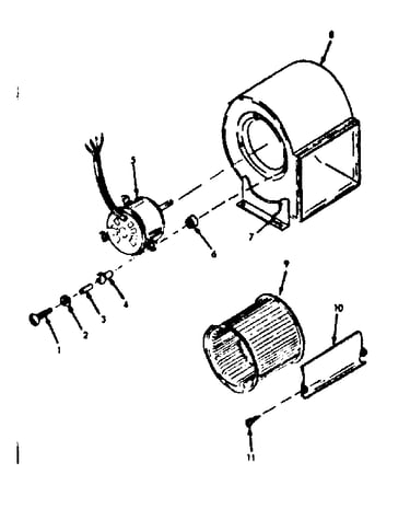 H-q blower assembly