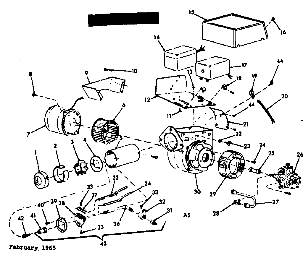 Oil burner assembly
