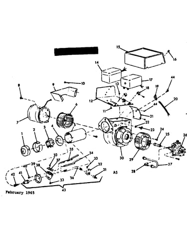 Oil burner assembly