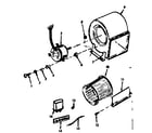Kenmore 8676664 h-q blower assembly diagram