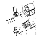 Kenmore 8676665 h-q blower assembly diagram