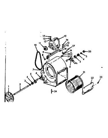 H-q blower assembly