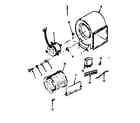 Kenmore 8676684 h-q blower assembly diagram