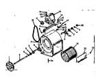 Kenmore 86774174 h-q blower assembly diagram