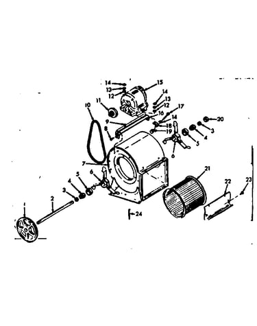 H-q blower assembly