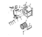 Kenmore 86774371 h-q blower assembly diagram