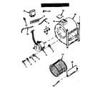Kenmore 86774472 h-q blower assembly diagram