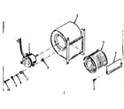 Kenmore 86774671 h-q blower assembly diagram