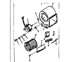 Kenmore 86774772 h-q blower assembly diagram