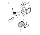 Kenmore 86776174 h-q blower assembly diagram