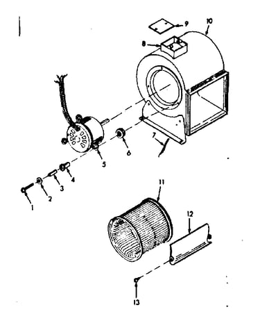 H-q blower assembly