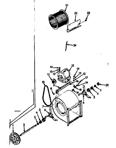 H-q blower assy