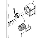 Kenmore 86776672 h-q blower assembly diagram