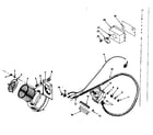 Kenmore 86785207 accesory blower diagram